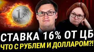 Ключевую ставку оставили 16 Какой ждать КУРС ДОЛЛАРА И РУБЛЯ к лету 2024 Будущее экономики России [upl. by Yeslehc]