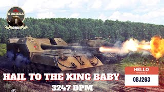 OBj263 World Of Tanks Blitz How to be an Aggressive Monster [upl. by Mandi725]