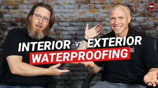 Best Ways to Fix Foundation Flooding Interior vs Exterior Waterproofing Solutions w Dusty Jameson [upl. by Klockau]