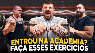 10 EXERCÍCIOS QUE TODO INICIANTE PRECISA FAZER NA ACADEMIA ​⁠LeandroTwin 4FitClub [upl. by Kirby]