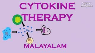 CYTOKINE THERAPY  CANCER MALAYALAM [upl. by Akcirret]