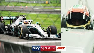 Driving the record breaking Mercedes W10 F1 car around Silverstone [upl. by Ajnot]