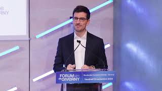 Discours de Romain Mouton au Forum de Giverny 2024 [upl. by Agan]