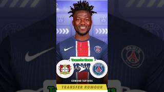 PSG transfer news  Edmond Tapsoba to psg transfernews psg footballnews [upl. by Hetty]