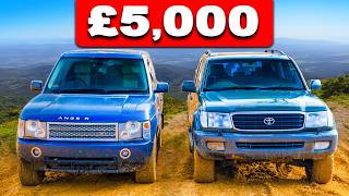 Toyota Land Cruiser vs Range Rover OFFROAD RACE [upl. by Anerdna588]