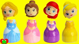 Disney Princess Wrong Heads with Paw Patrol Finding Dory Surprises [upl. by Aleyak]