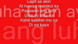 YENG CONSTANTINO  LAPIT with LYRICS [upl. by Yelsnya]