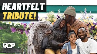 Lakers honor Kobe Bryant daughter Gianna with new ‘Girl Dad’ sculpture  Entertainment News [upl. by Damahom]