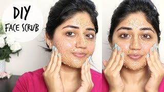 DIY Moisturizing Face Scrub for Dry Skin  corallista [upl. by Noid]