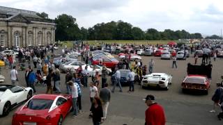 Hopetoun House Scottish Italian Car amp Bike Show 2012 Turnout [upl. by Bal]