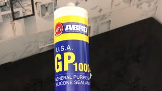 Silicone Sealant Application  ABRO Silicone GP 1000  Stop Water Leakage 100 💯 [upl. by Corkhill]