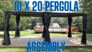 The Ultimate Guide to Assembling a Yoleny Louvered Pergola Pro Tips Inside [upl. by Gae]