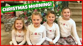 CHRISTMAS MORNING SPECIAL 2016  OPENING PRESENTS  FAMILY FUN [upl. by Ykcor589]