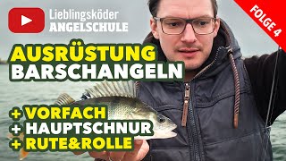 Die passende Angelausrüstung zum Barschangeln mit dem Gummifisch Staffel 1 Folge 4 [upl. by Idnib]