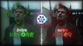 How to Upscale 1080p to 4K And 24fps to 60fps with AI Enhancer [upl. by Calvo]