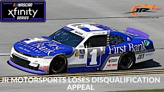 JR Motorsports Loses Disqualification Appeal [upl. by Carbo]