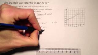 Ma2 Linjära och exponentiella modeller [upl. by Yetak]