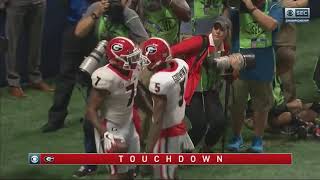 Georgias DAndre Swift Seals SEC Championship Game with 64Yard TD [upl. by Marfe]