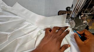 gents shirt perfect stitching  how to sew shirt in 26 minutes [upl. by Ewart594]