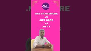 Net framework vs Net core vs Net 6  Tamil [upl. by Ultann]