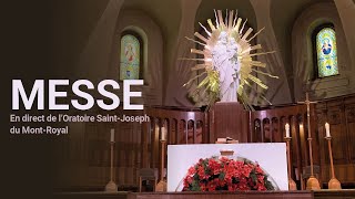 Messe du 9 juillet 2024 en direct de lOratoire SaintJoseph [upl. by Rohpotsirhc110]