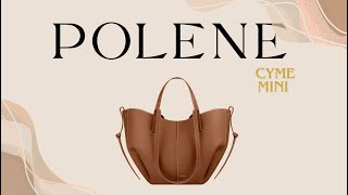 ReviewUnboxing Túi Polène Paris Cyme Mini EDITION TEXTURED CAMEL giá tốt  chất lượng tốt  nên mua [upl. by Eillam]