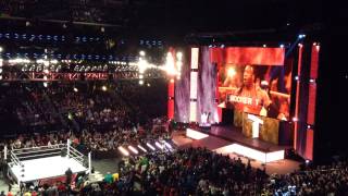 Monday night raw 3215 booker t entrance live [upl. by Donough]