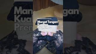 Manset tangan  review ibun azmya shorts fashionwanita mansettangan mansetruffle handsock [upl. by Enyt]