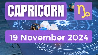 Capricorn horoscope  Capricorn Horoscope for Today 19 November 2024 [upl. by Ennairak771]