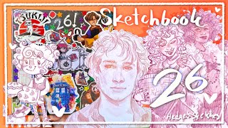 🌷Sketchbook 26 tour🌷 [upl. by Ellennahc]