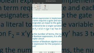 Interpretation of a Boolean Function Digital Logic Design DLD digitallogicdesign digitaldesign [upl. by Greenlee]