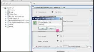 Digitally signing JAR files using KeyTools IUI [upl. by Sueahccaz]