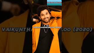 Allu Arjuns Top 5 Movies List  Allu Arjun shorts ytshorts viralshorts viralvideo movie [upl. by Zolly889]