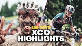 Muddiest CrossCountry Race Ever  XCO Highlights from Les Gets [upl. by Chaiken]