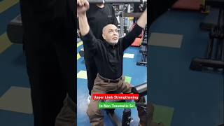 Upper limb Strengthening in spinal Cord InjuryPoliomyelitispoliovirusspinalcordinjurypain [upl. by Nylime]