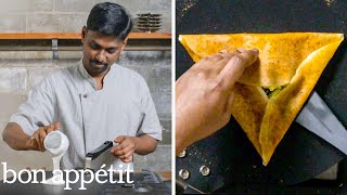 How an Indian Master Chef Makes Dosas Idli amp More  Handcrafted  Bon Appétit [upl. by Sonstrom]