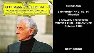 SCHUMANN SYMPHONY Nº 3 quotRhenishquot op 97  LEONARD BERNSTEIN  WIENER PHILHARMONIKER [upl. by Rosenquist]