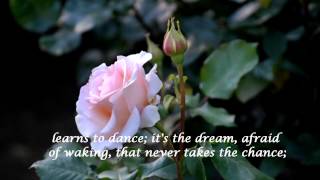 The Rose  Bette Midler HD with lyrics HQ Audio [upl. by Haliek718]