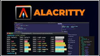 Alacritty Instalación en Linux  Emulador de Terminal escrita en Rust [upl. by Nannette]