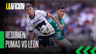 ¡Pumas arranca con fuerza Goleada 40 al León en el Apertura 2024 [upl. by Jehiah866]