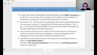 0304 Gödels Incompleteness Theorem [upl. by Kaufmann381]