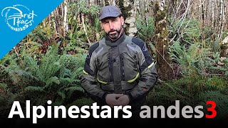 Alpinestars andes v3 drystar touring suit reviewed [upl. by Kciwdahc]