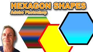 How To Create Hexagon Shapes In Adobe Photoshop  photoshop [upl. by Devinne704]