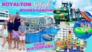 37 Things to Know Royalton SPLASH Riviera Cancun All Inclusive Resort in Mexico with BIG WATERPARK [upl. by Nyrual315]