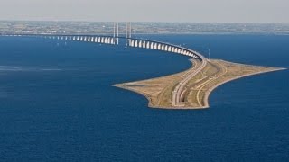 SWEDEN amp DENMARK Øresund Bridge and tunnel [upl. by Ettenoitna]