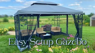 10x13 Soft Top Outdoor Patio Gazebo  Full Review  Build Your Oasis [upl. by Amerd]