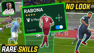 RARE SKILLS in ea fc 24 mobile will blow your mind 🤯🤯  how to do rabona in fc mobile fcmobile [upl. by Hpotsirhc999]