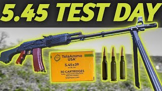 AK74 Range day Testing the Tela ammo 545x39 [upl. by Tadich]