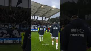 1 FC Saarbrücken  Arminia Bielefeld 00 Danke für euren Support🖤🤍💙Kommt gut nach Hause [upl. by Nanreit]