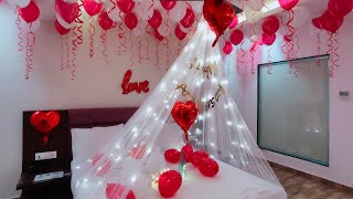 How to Canopy bed room Decoration  Easy Canopy Decoration ideas  Tent Decoration CanopyDecoration [upl. by Rubia]